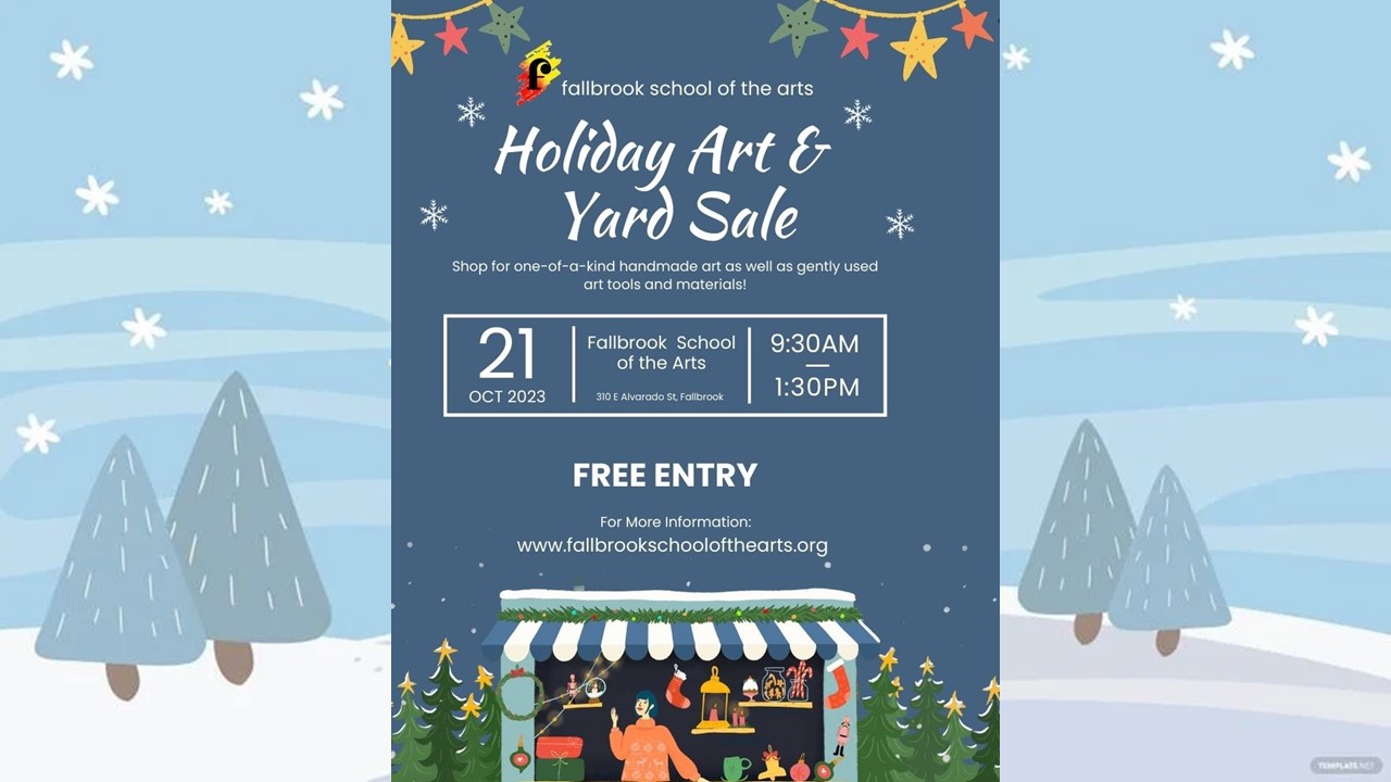 FSA Holiday Art & Yard Sale 2023!